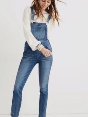 Madewell Denim Skinny Overalls